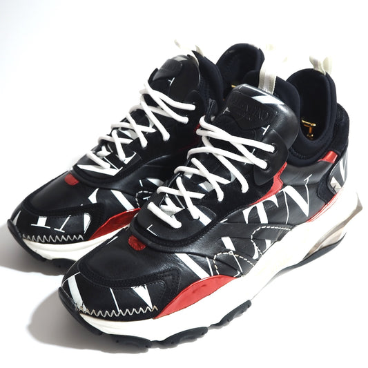 ヴァレンティノ VALENTINO イタリア製 バウンス スニーカー 42 26㎝相当 ブラック メンズ 正規品 5-ZC009