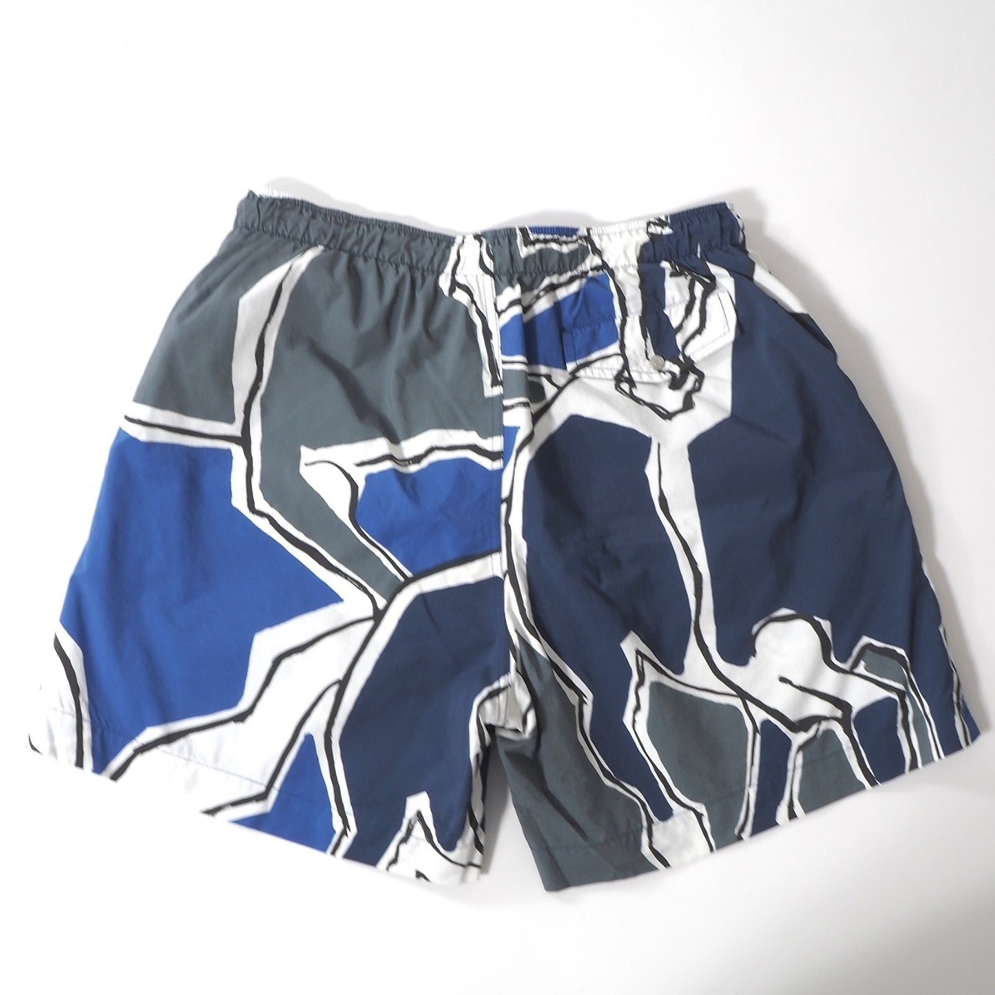美品 エルメス HERMES イタリア製 ナイロン ショーツ スイムパンツ ハーフパンツ L マルチカラー メンズ 正規品 6-AC014