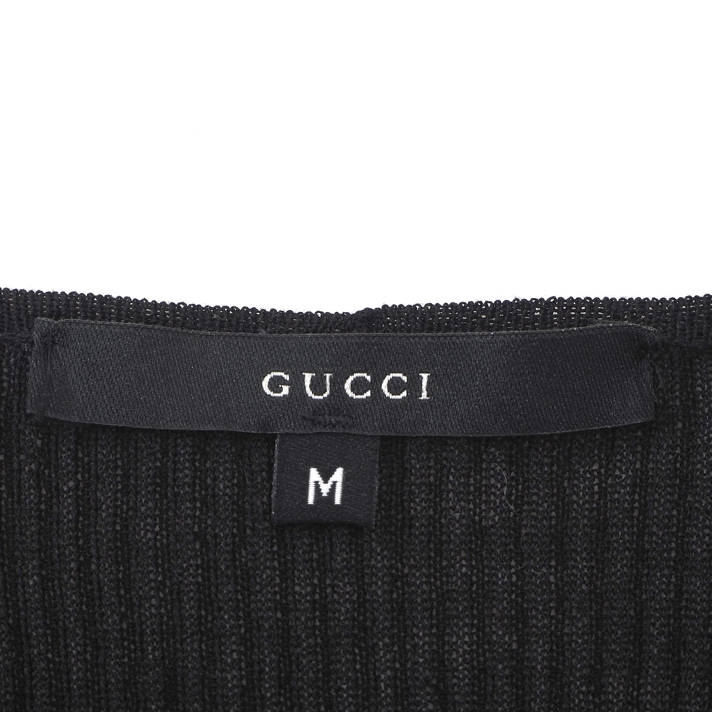 グッチ GUCCI カーディガン M ブラック レディース 美品 4-YA060