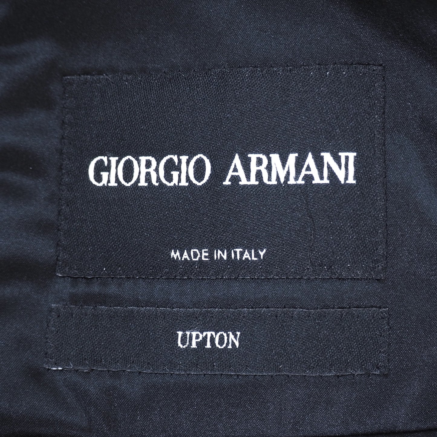 ジョルジオアルマーニ GIORGIO ARMANI 最高級 黒タグ ジャケット 50 ダークグレー メンズ 美品 4-YB050