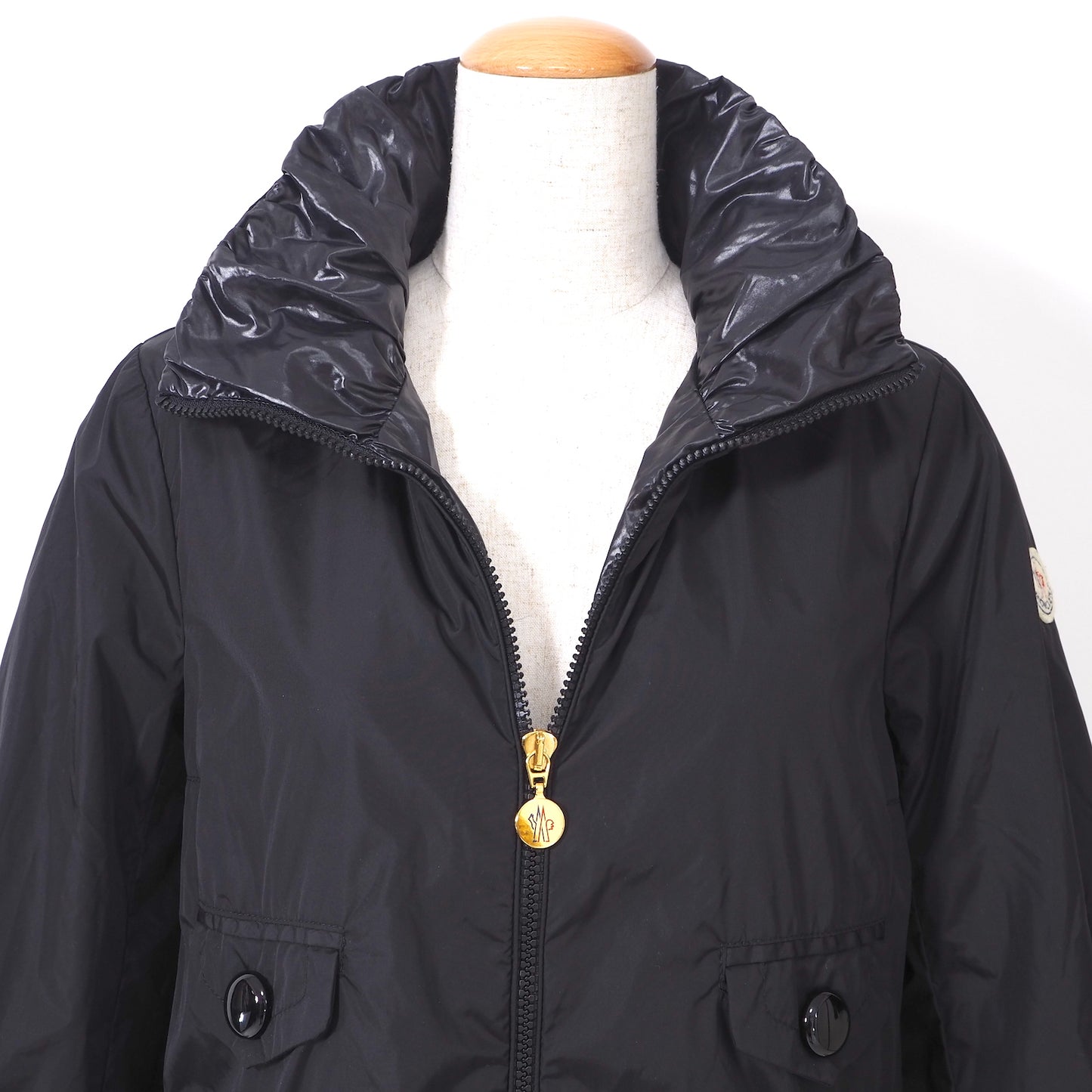 モンクレール MONCLER FLORENCE ナイロン ジャケット ブラック 0 正規品 レディース 4-YB201