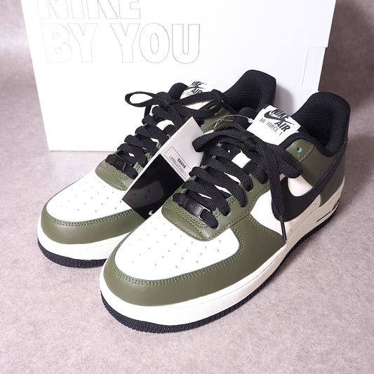 ナイキ NIKE AIR FORCE1 LOW エアフォース1 ロー 25.5cm カーキ/ホワイト メンズ 未使用 4-YB237