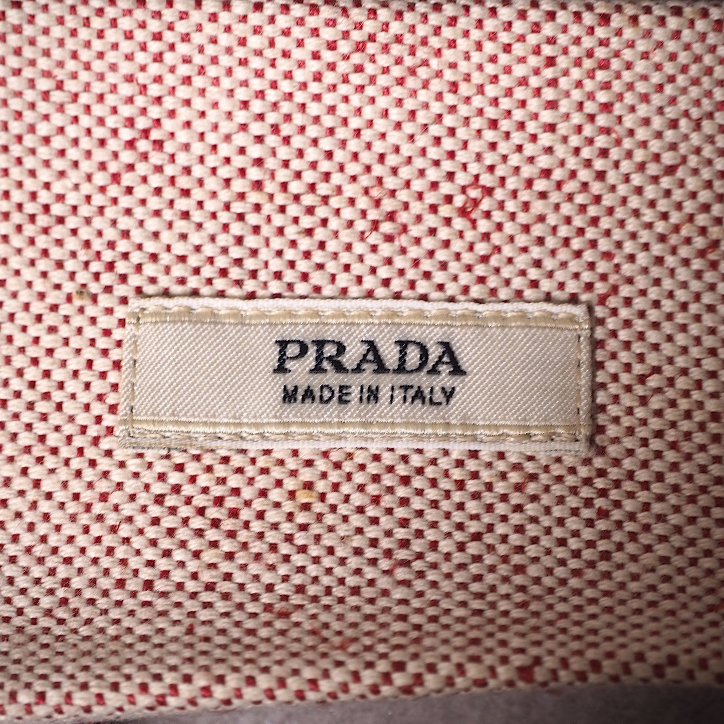 プラダ PRADA 三角プレート付 サンダル 36.5(23.5㎝相当) レッド レディース 4-YB234