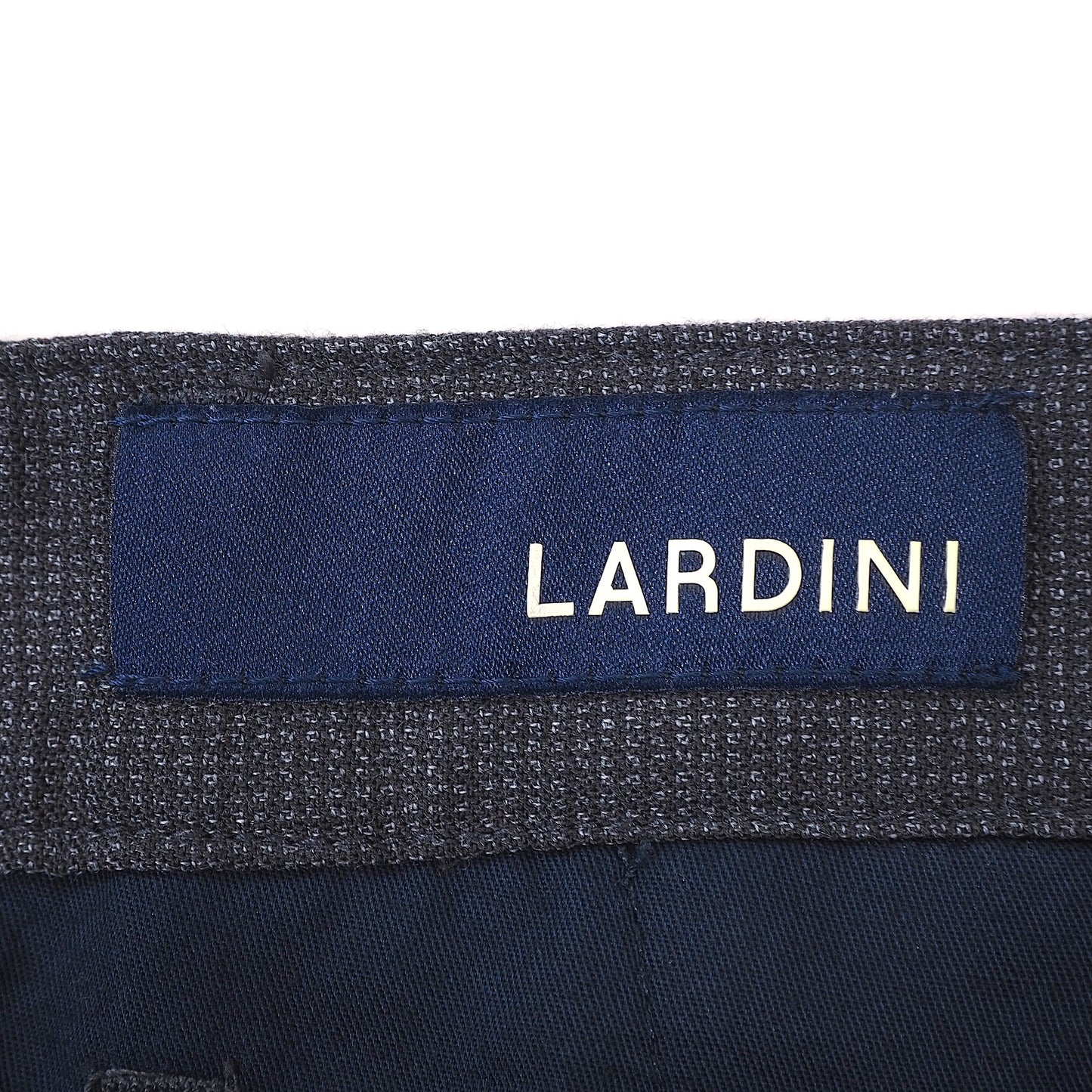 ラルディーニ LARDINI イタリア製 スラックス パンツ 42 ダークグレー メンズ 美品 3-YL163