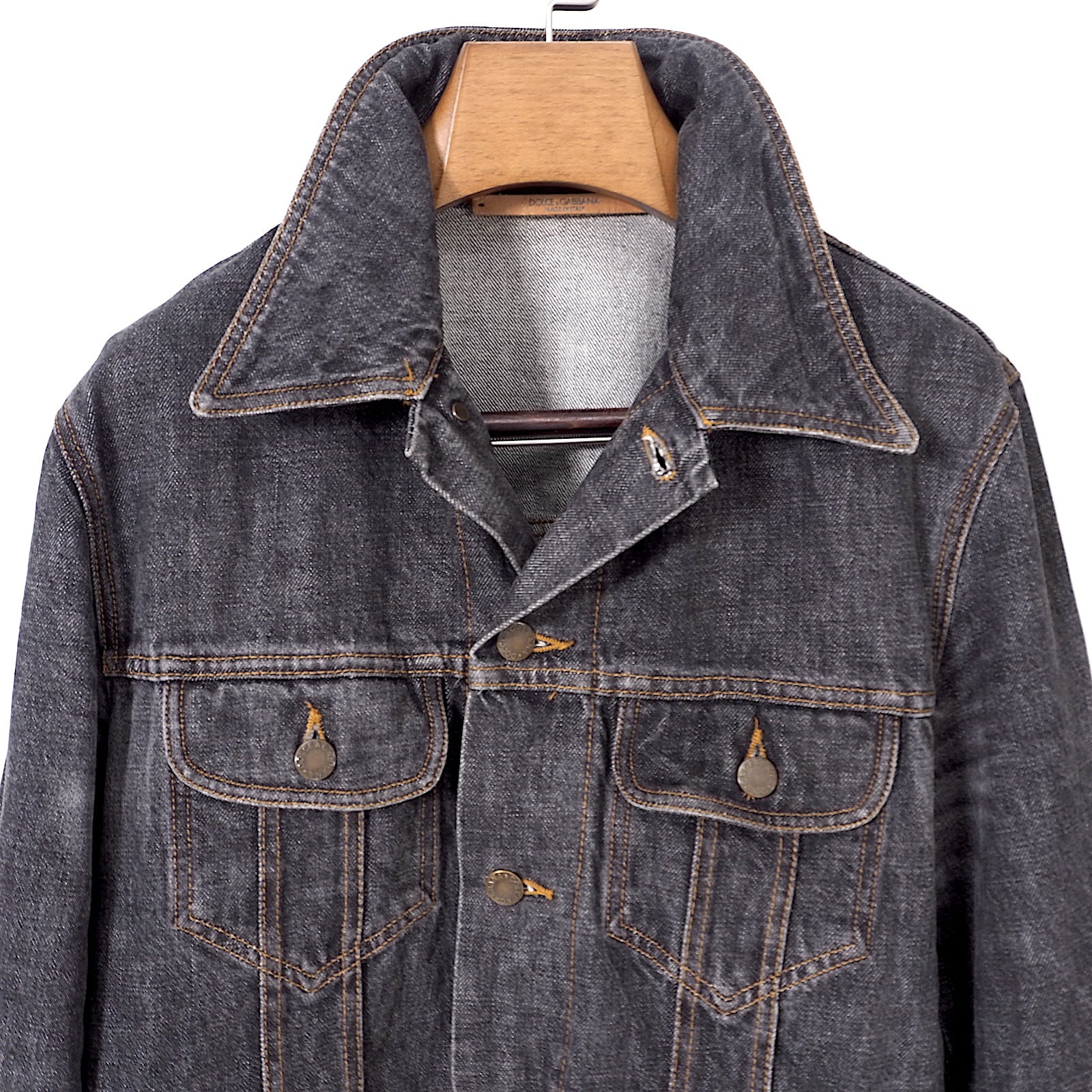 Dolce & Gabbana ブラック デニムジャケット Black wash stretch denim jacket in Multicolor for Men