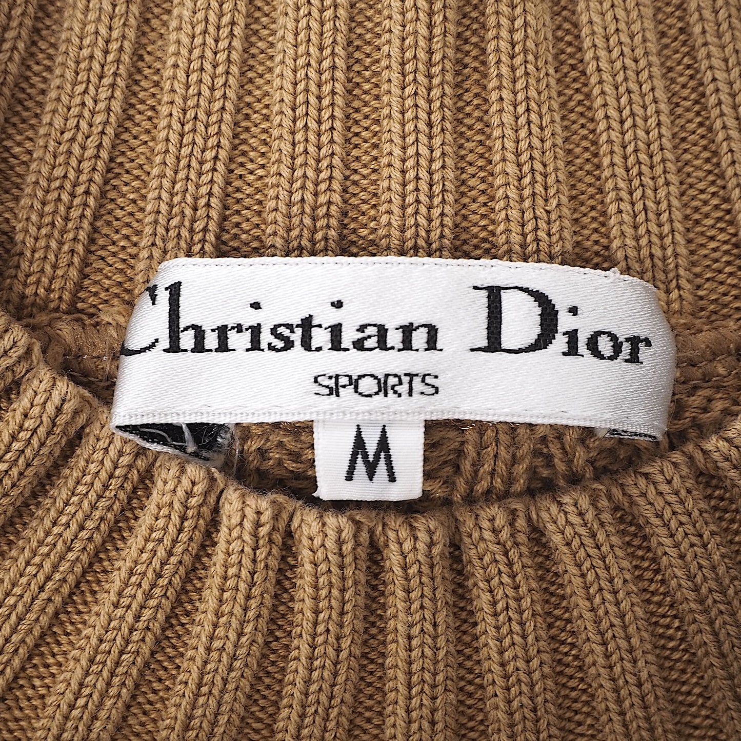 クリスチャンディオール Christian Dior ニットセーター M ブラウン/ベージュ レディース 4-YC092