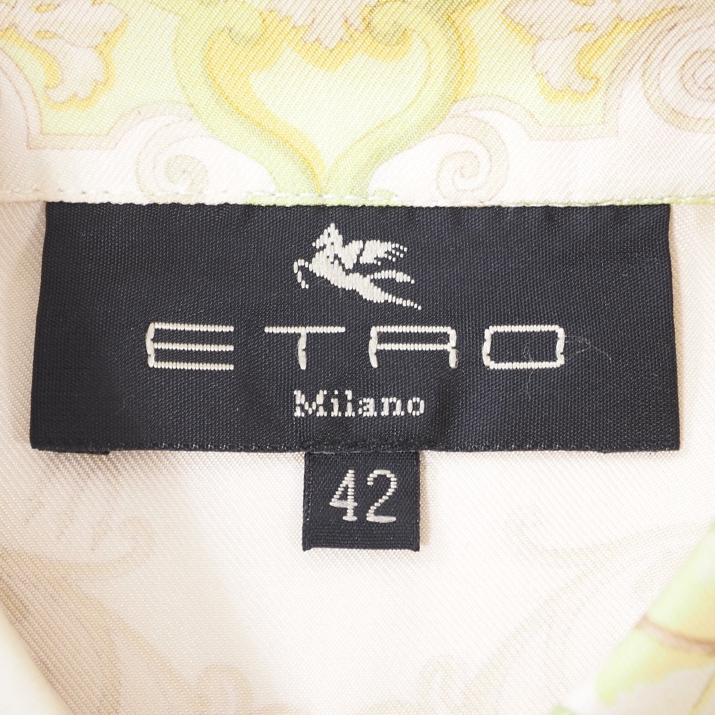 エトロ ETRO イタリア製 シャツ 42 マルチカラー 総柄 レディース 4-SD032