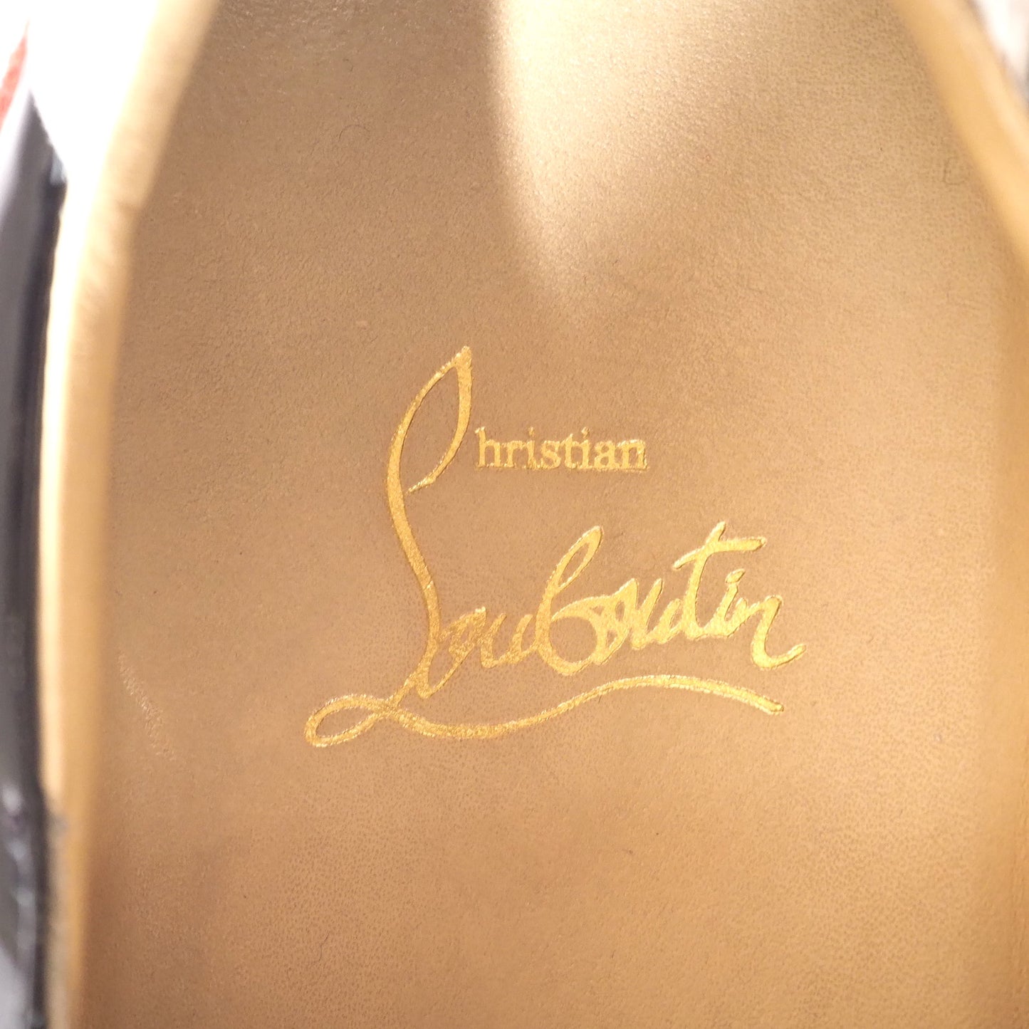 クリスチャンルブタン Christian Louboutin スタッズ スニーカー スリッポン 38.5(25.5㎝相当） マルチカラー レディース 4-ZC116