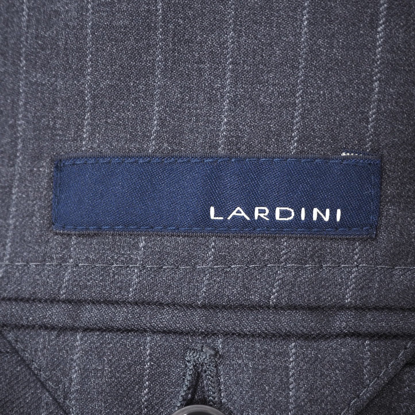 ラルディーニ LARDINI スーツ セットアップ 48 グレー ストライプ メンズ 4-YD009