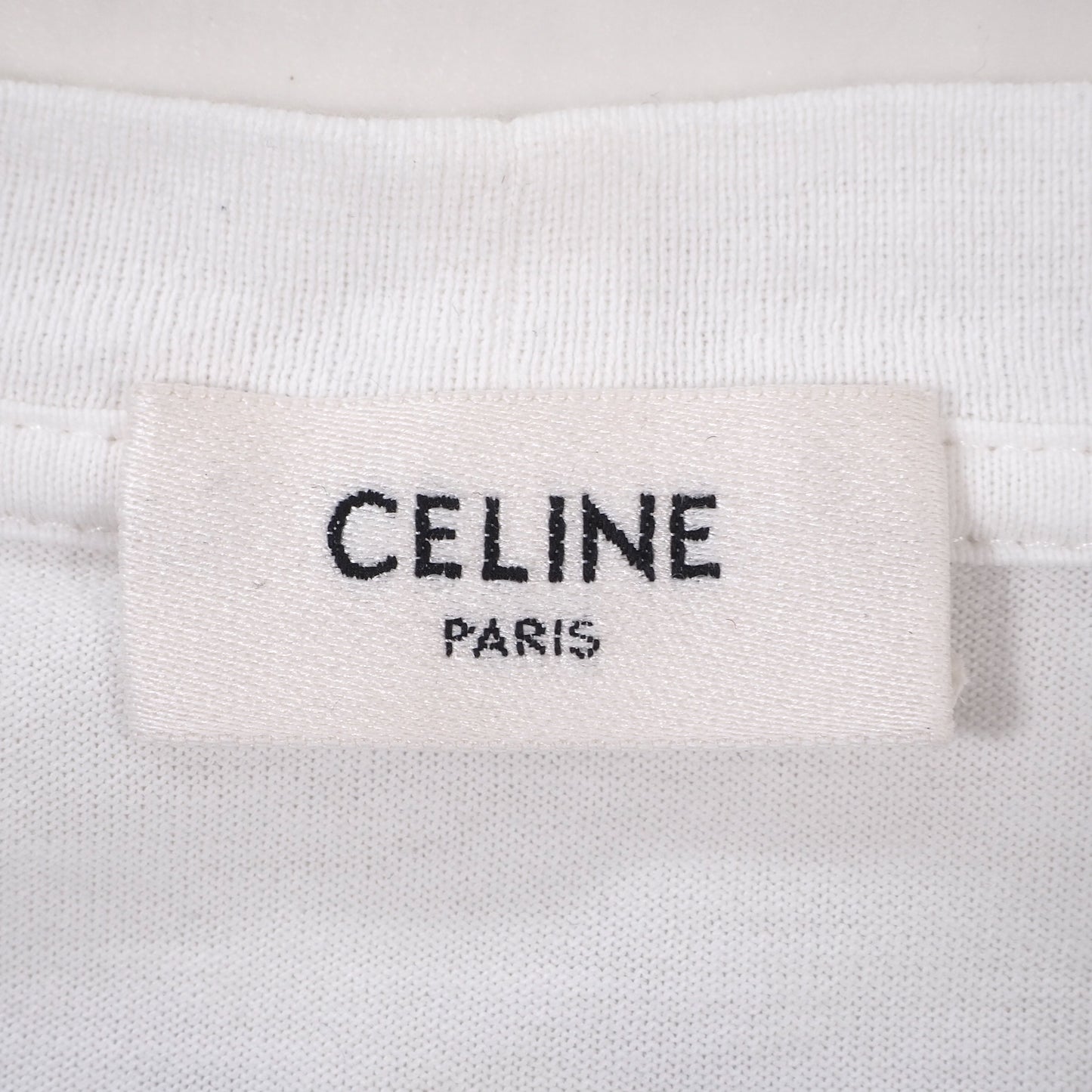 CELINE セリーヌ バイ エディスリマン スタッズ 半袖 Tシャツ カットソー M ホワイト メンズ 美品 4-YA077