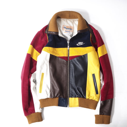 ドクターロマネリ Dr.Romanelli NIKE 希少 再構築 レザー ジャケット M マルチカラー メンズ 正規品 5-YD011