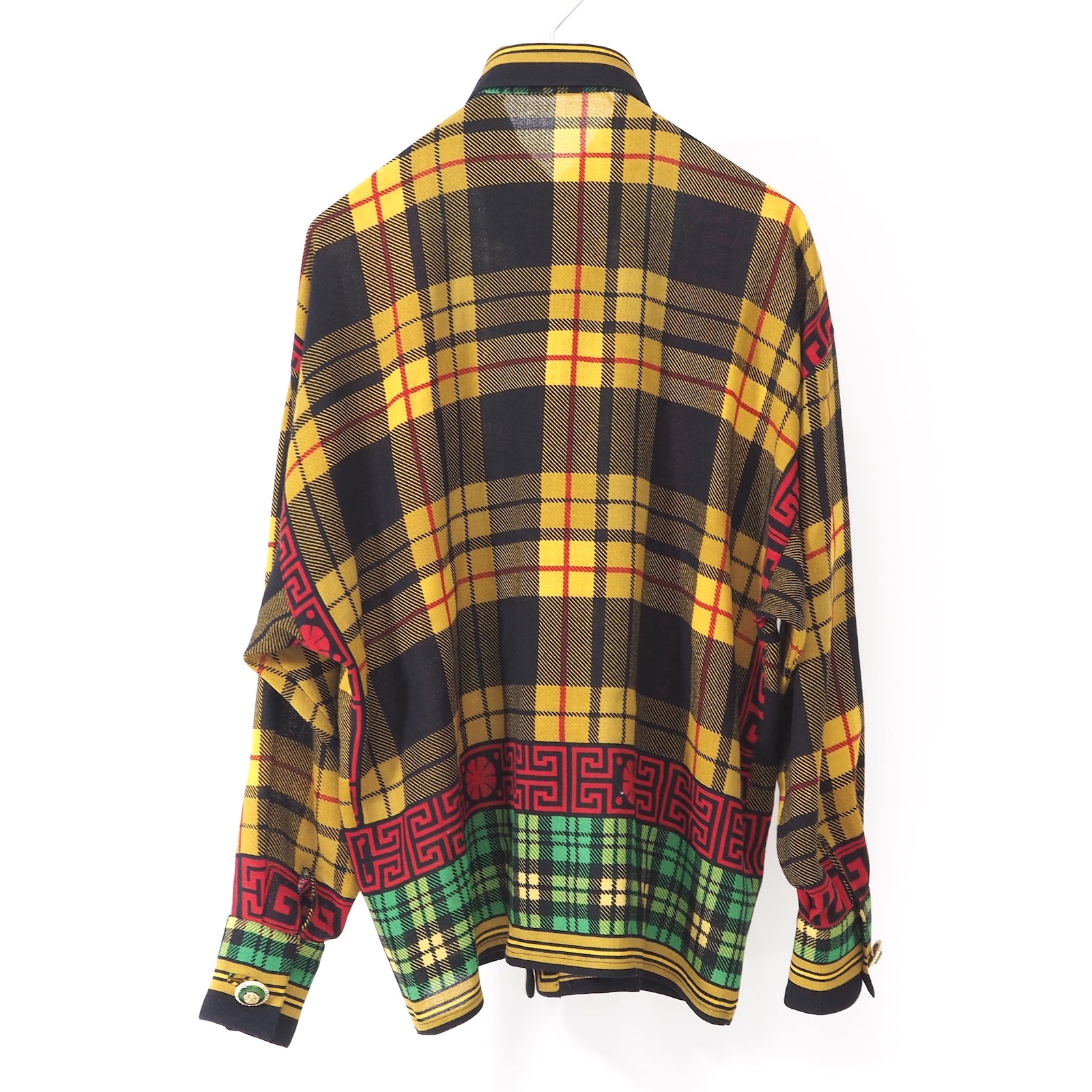 ジャンニヴェルサーチ　トップス ジャンニヴェルサーチ GIANNI VERSACE 金ボタン シャツ 40