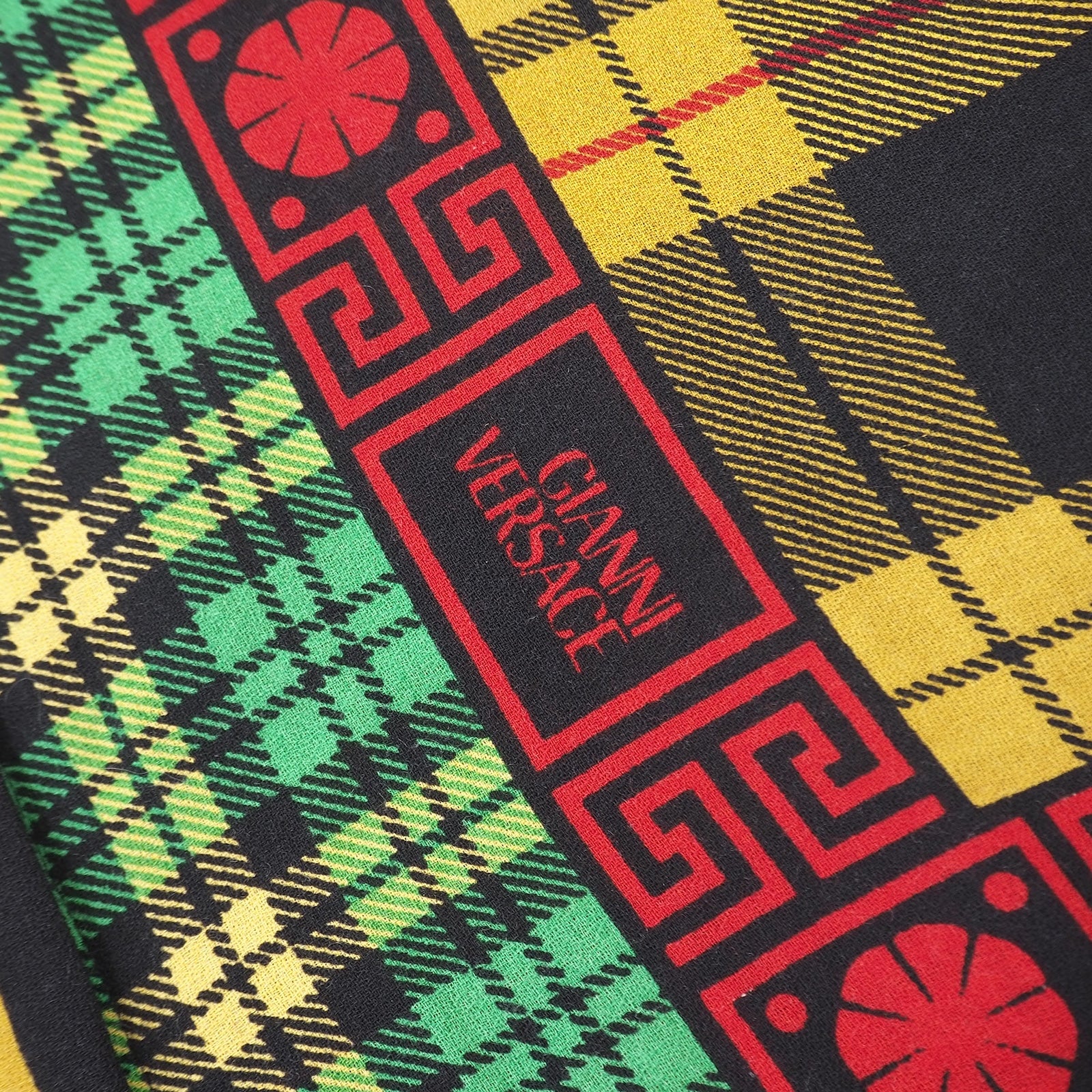 ジャンニヴェルサーチ GIANNI VERSACE 金ボタン シャツ 40