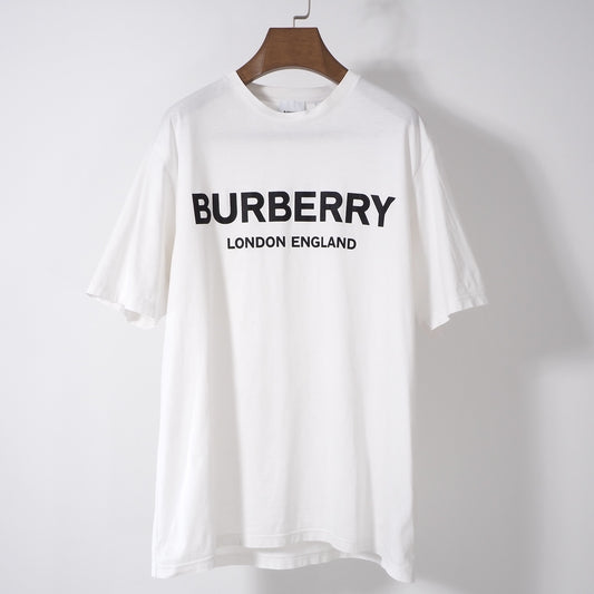 バーバリー Burberry 現行 Tシャツ カットソー トップス M ホワイト メンズ 4-ZD061