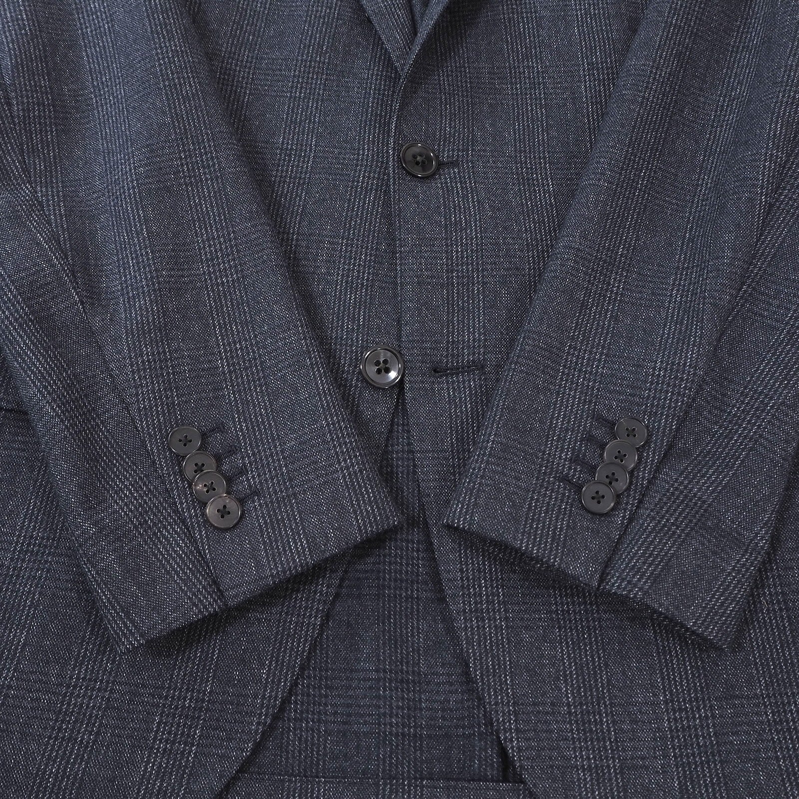 ラルディーニ LARDINI イタリア製 スーツ グレンチェック 46