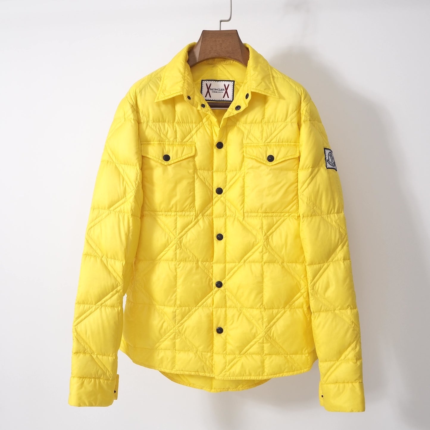 モンクレール MONCLER  国内正規品 GAMME BLUE ダウンジャケット 2 イエロー メンズ 4-YE030