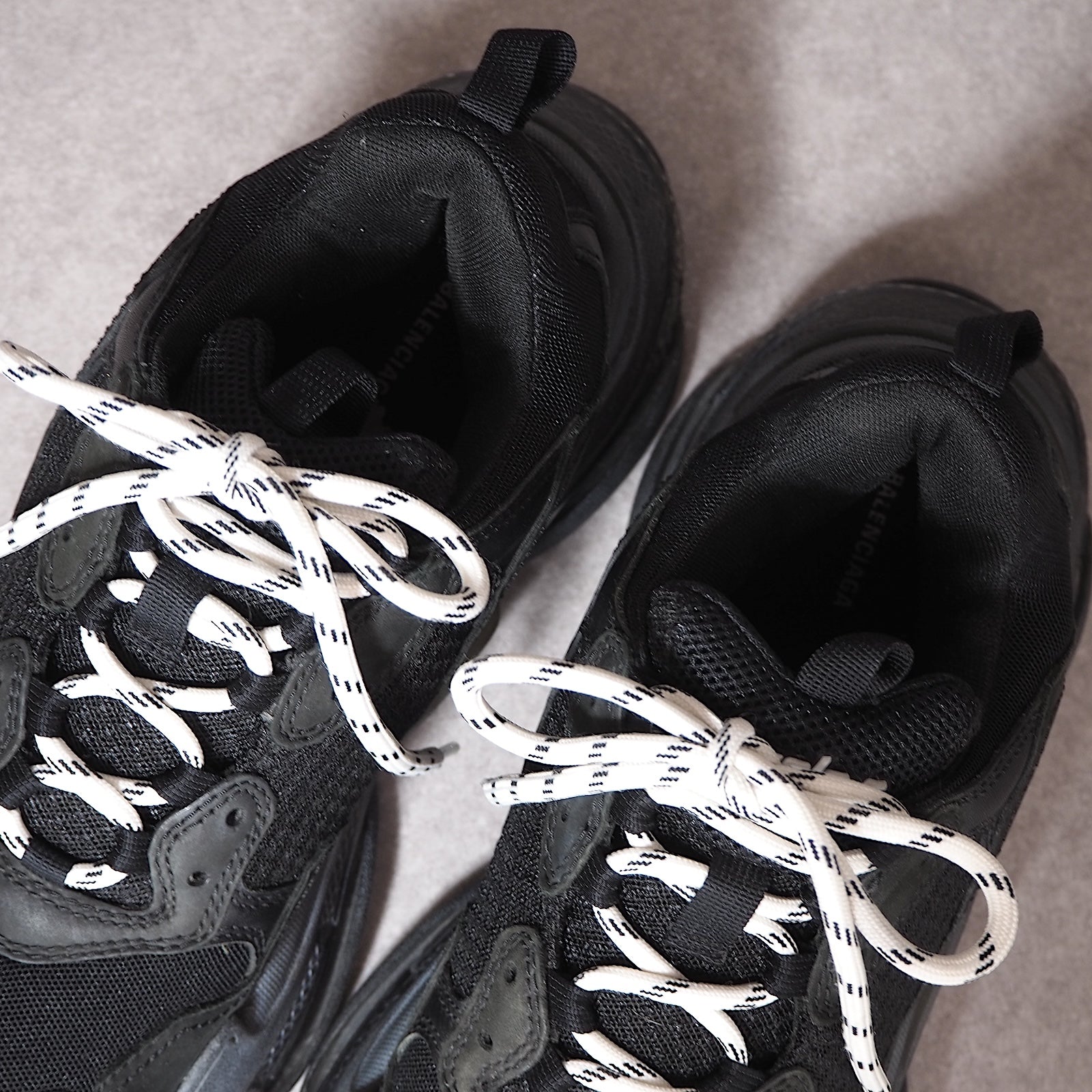 BALENCIAGA Triple S トリプルエス 43ブラック クリアソール 美品