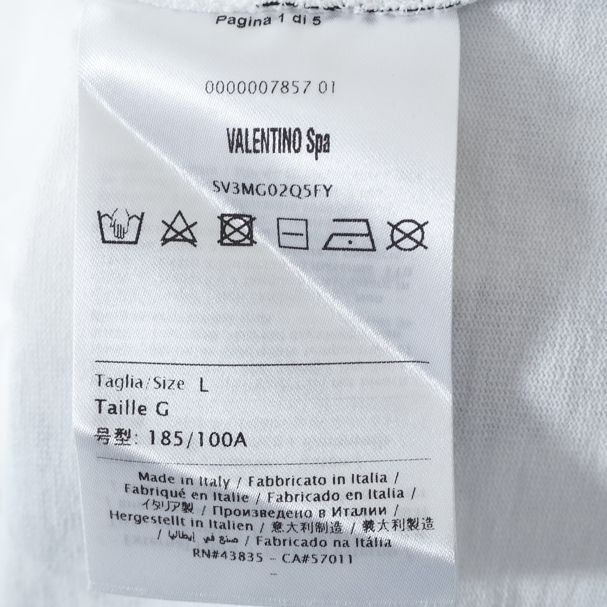 【専用】VALENTINO マクロVLTNグリッドTシャツ ホワイト XXL表記 専用】VALENTINO マクロVLTNグリッドTシャツ ホワイト XXL表記