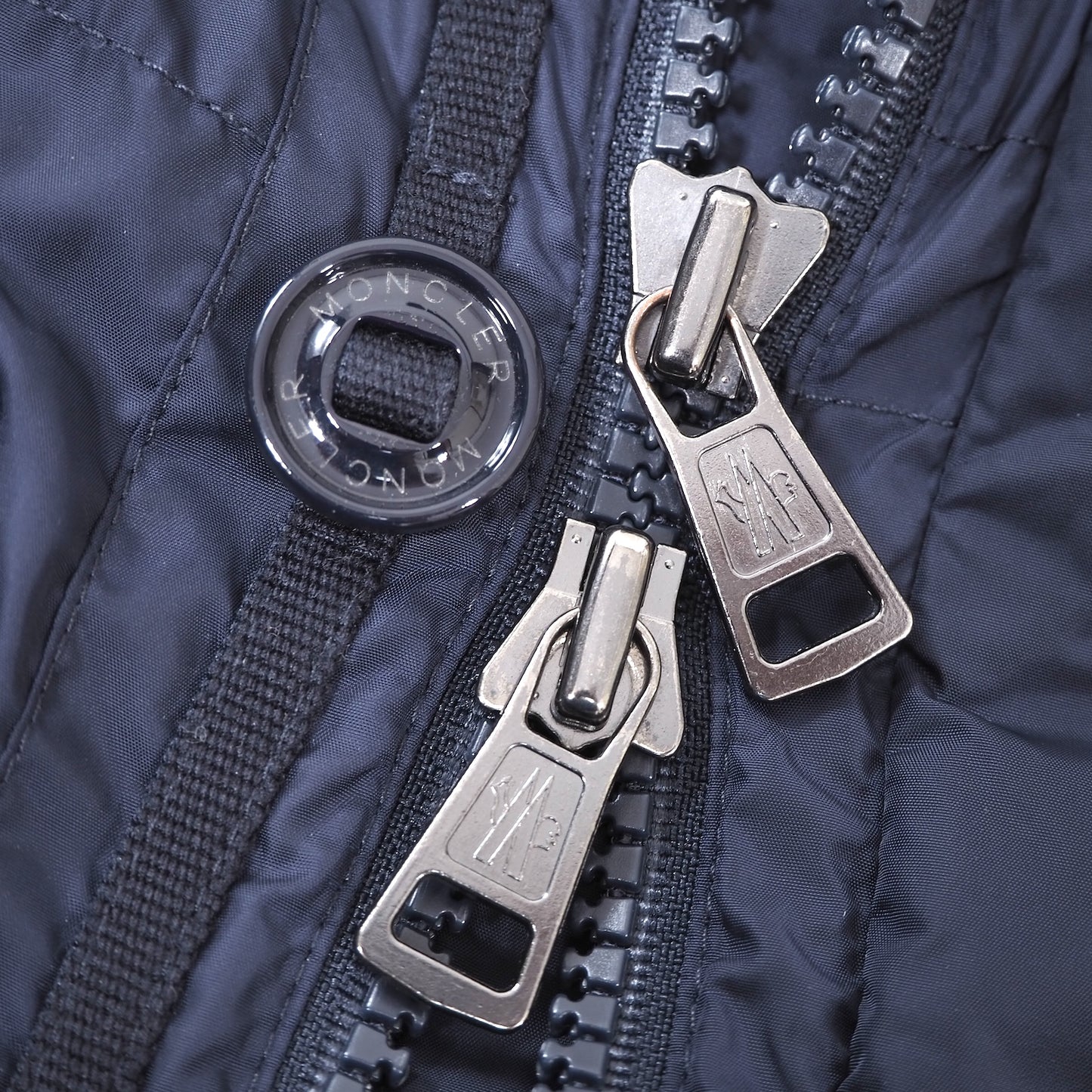 モンクレール MONCLER CRISTIAN ミリタリー ジャケット 2 ネイビー メンズ 美品 4-YF001