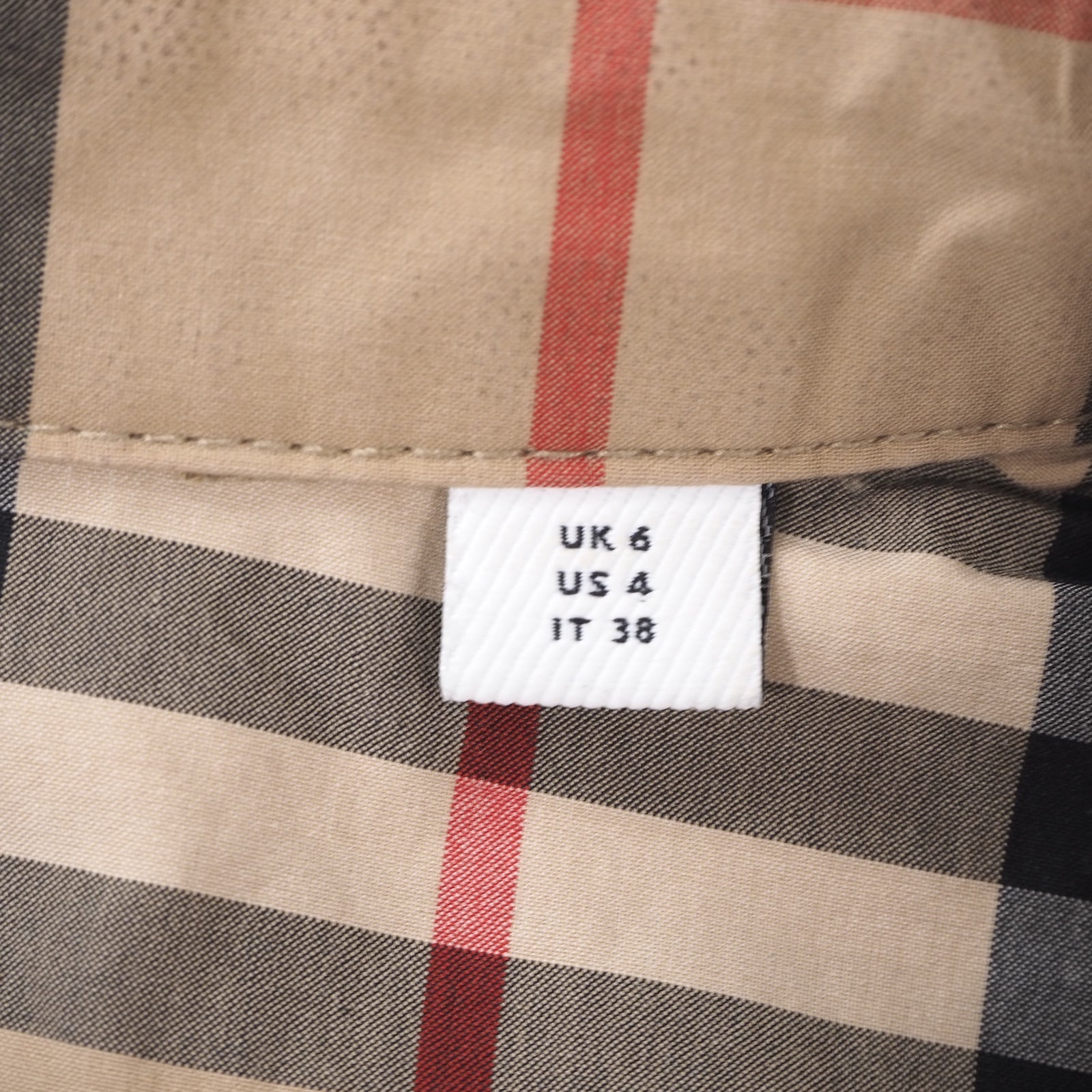 バーバリー BURBERRY 現行 ノバチェック ノースリーブ ブラウス