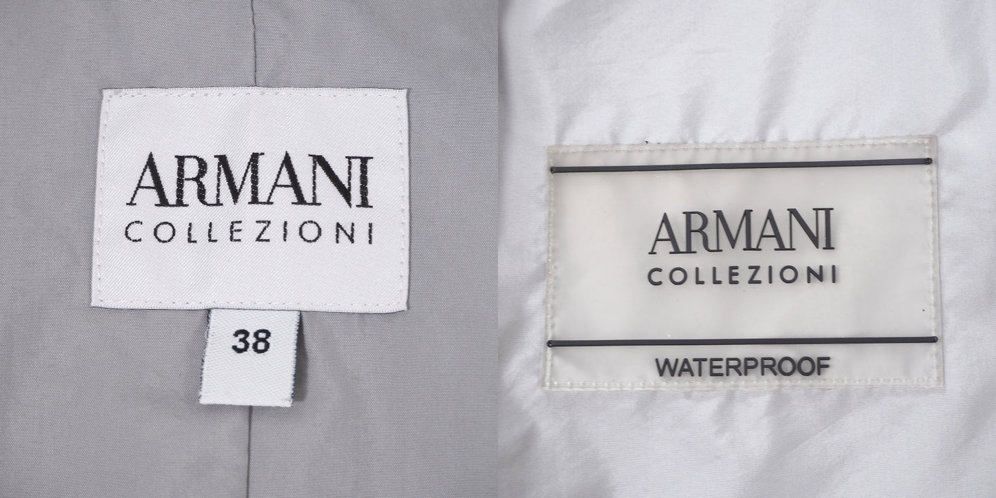 アルマーニコレツォーニ ARMANI COLLEZIONI イタリア製  トレンチ コート 38 レディース 4-ZF111