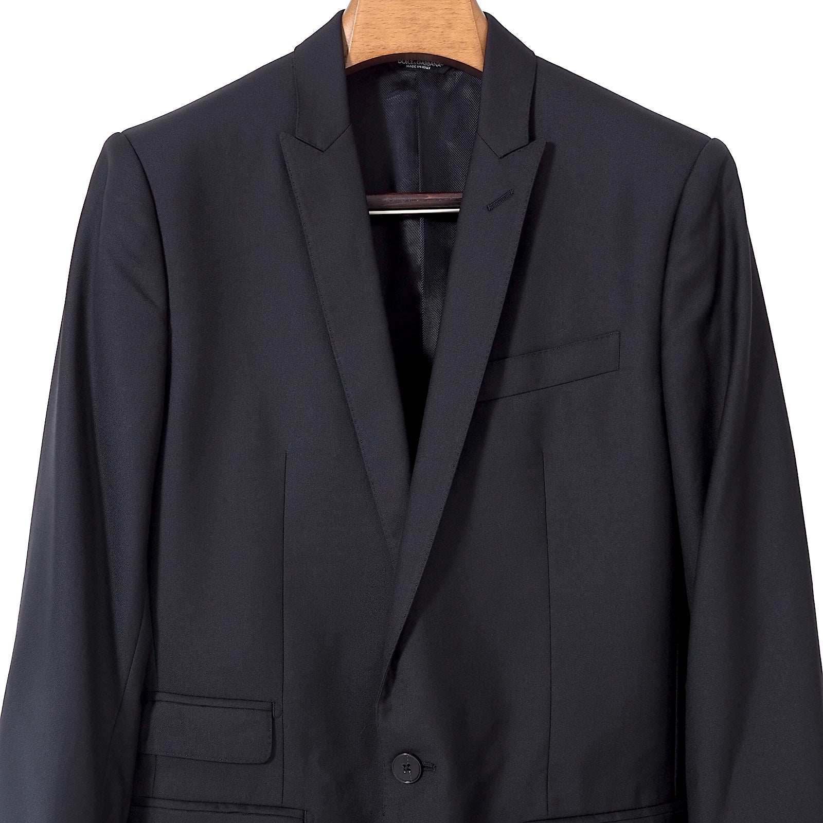 Dolce & Gabbana ウールジャカード タキシードスーツ | ブラック 