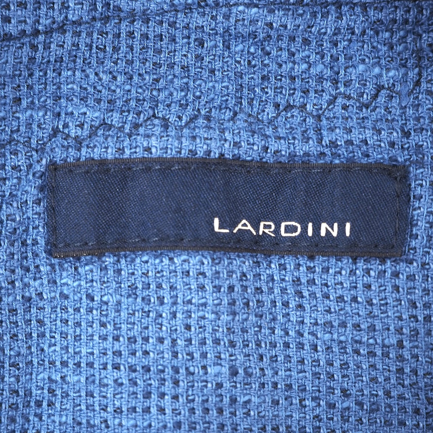 ラルディーニ LARDINI イタリア製 ブートニエール付 ベスト ジレ 48 ネイビー メンズ 2-DG164