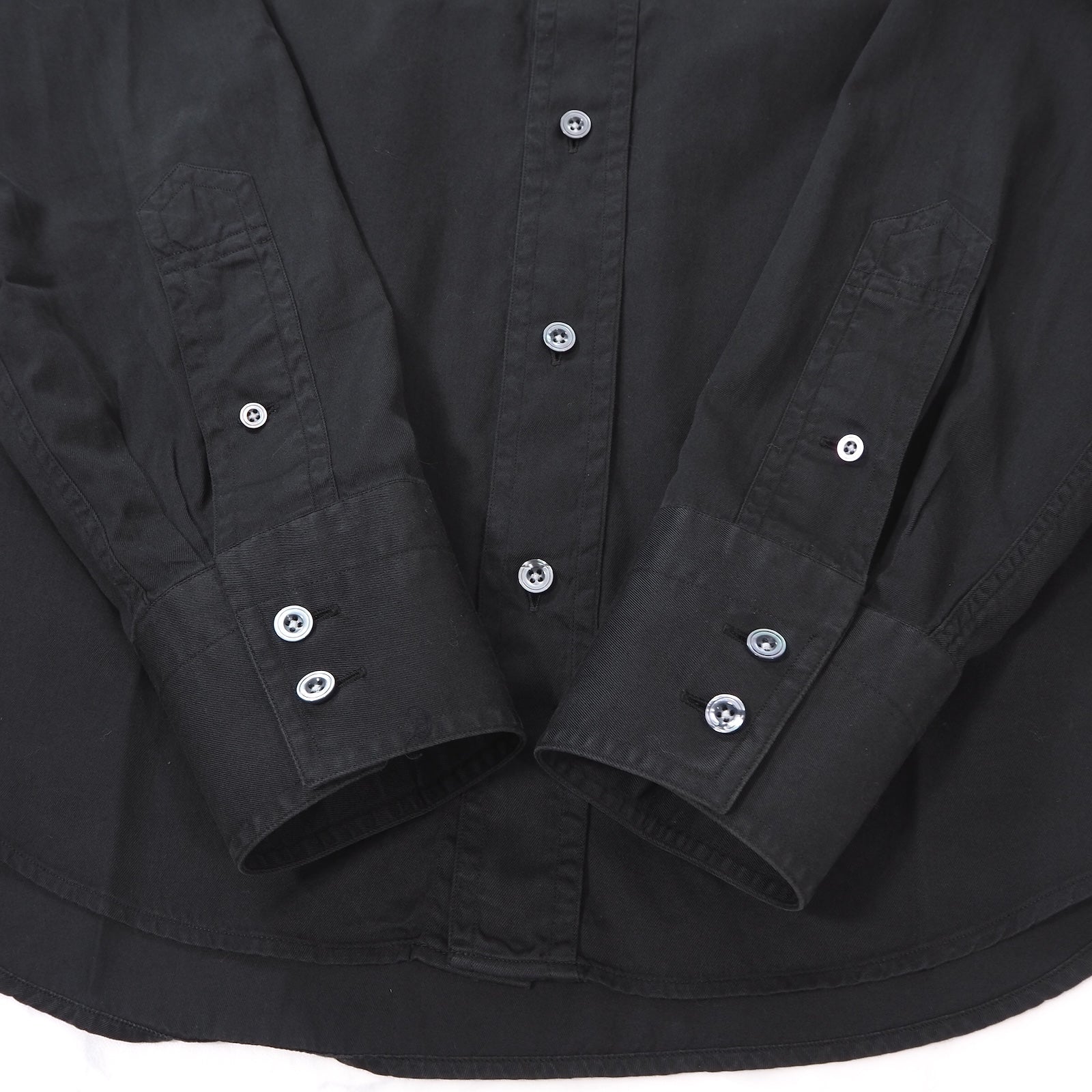 TOM FORD　ミリタリーシャツ トムフォード TOM FORD ミリタリー シャツ 41 L ブラック メンズ