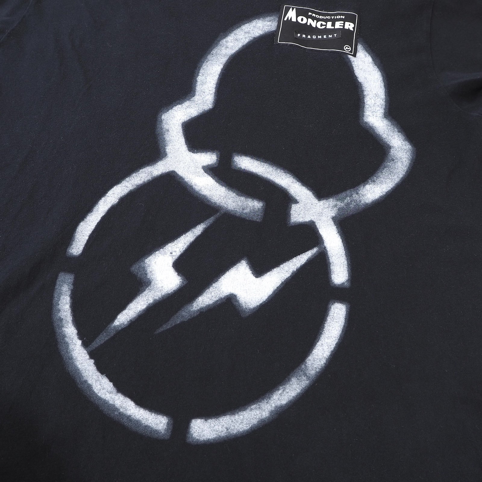 モンクレール MONCLER FRAGMENT 国内正規品 Tシャツ XL ブラック