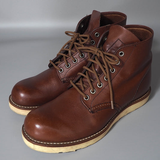 レッドウィング RED WING 9105 レースアップ ブーツ 25.5cm ブラウン メンズ 正規品 4-SH023