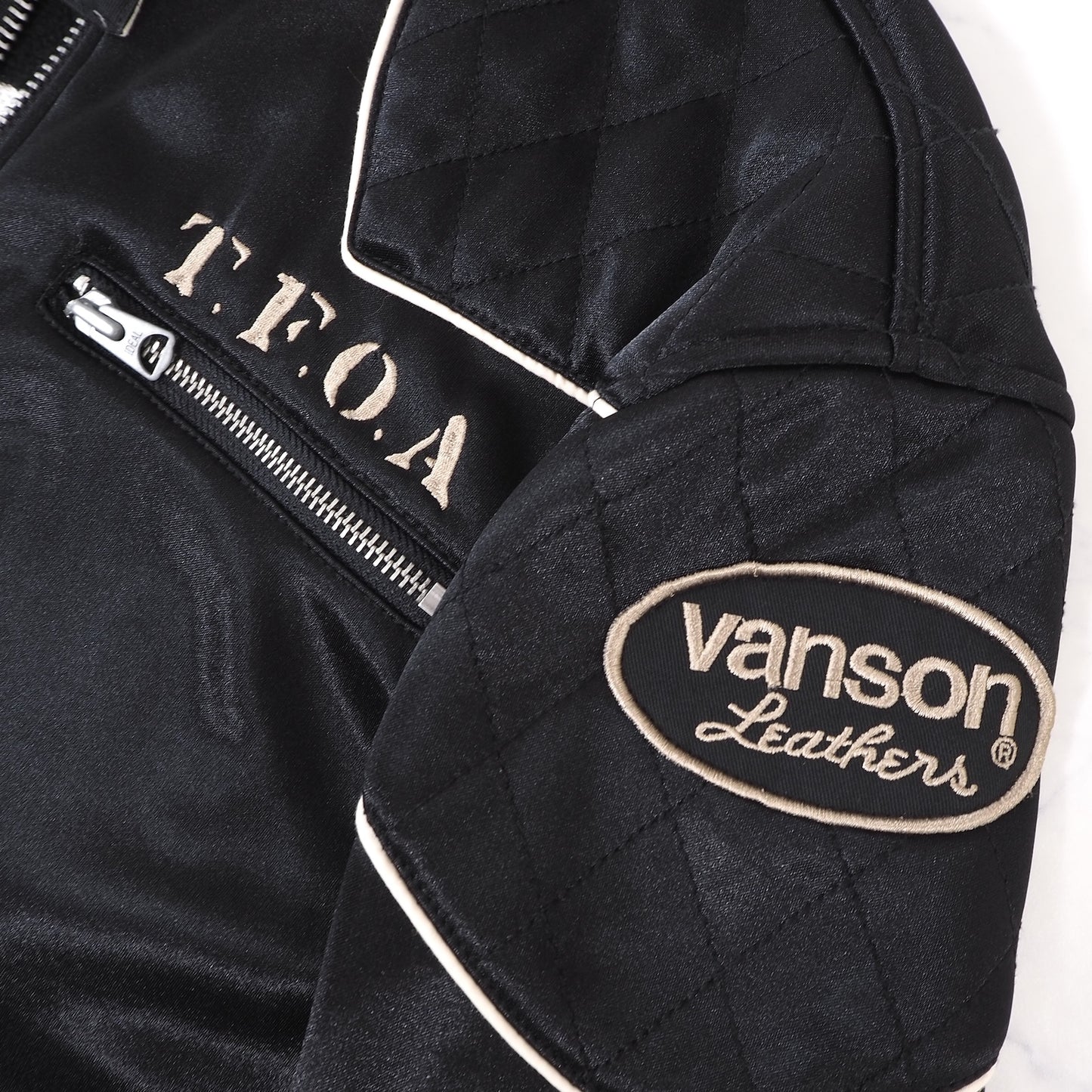 バンソン vanson TFOA クローズ バック スカル シングル ライダース ジャケット XXL ブラック メンズ 正規品 4-ZG092