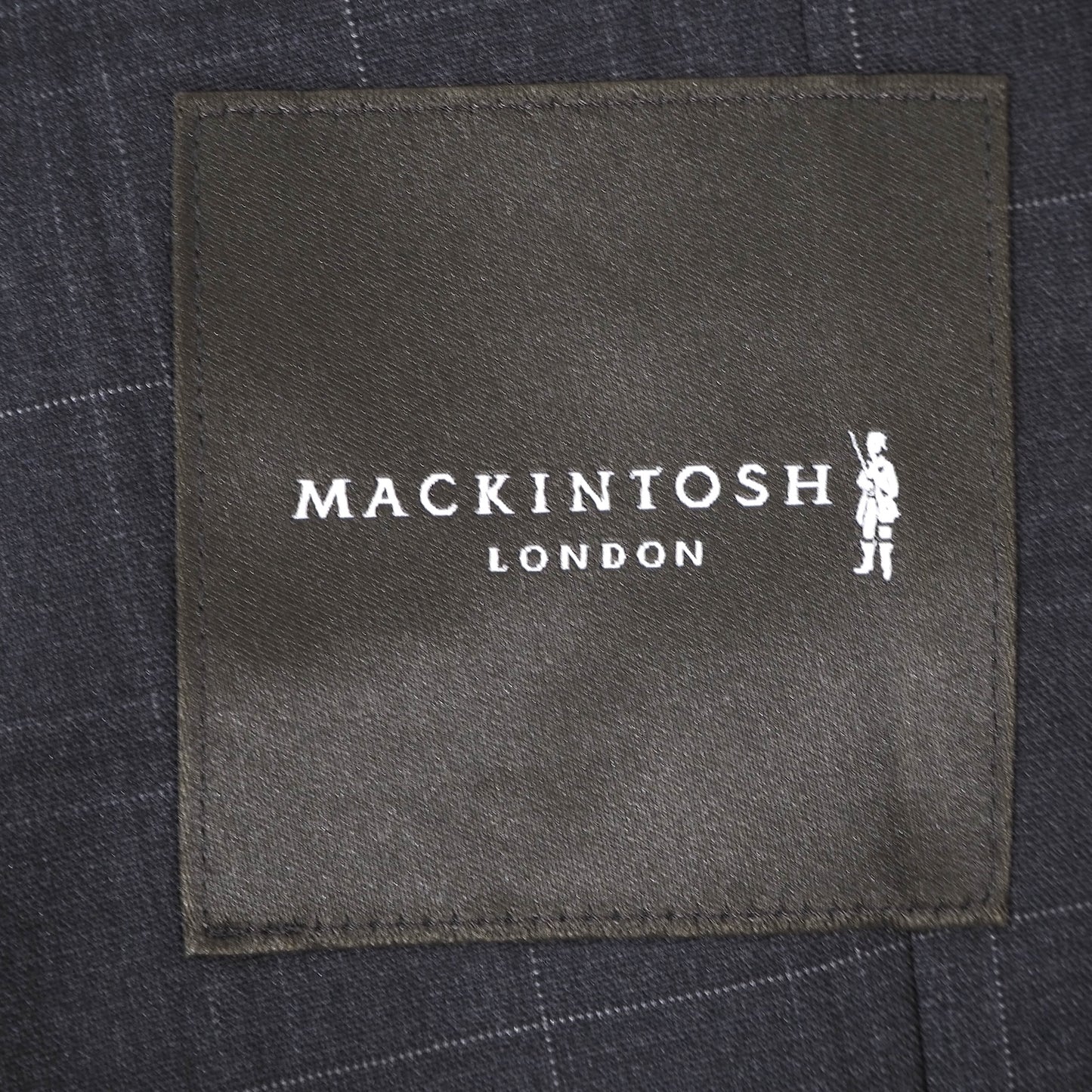 マッキントッシュ MACKINTOSH ウール スーツ セットアップ 100-90-180 L XL ダークグレー メンズ 美品 正規品 4-YH005