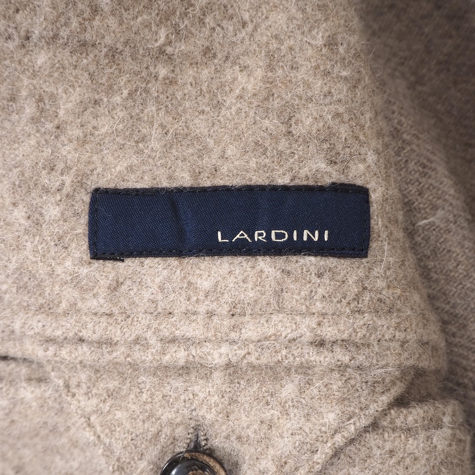<美品> LARDINI カシミヤ100% ベージュ ジャケット サイズ46 極美品 LARDINI カシミヤ100ベージュ テーラードジャケット サイズ46