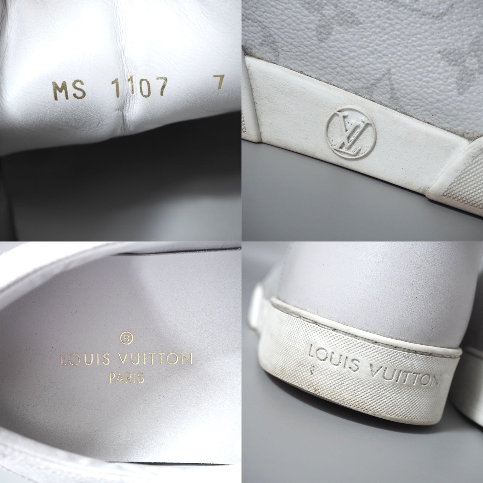 ルイヴィトン Louis Vuitton レザー モノグラム ローカット