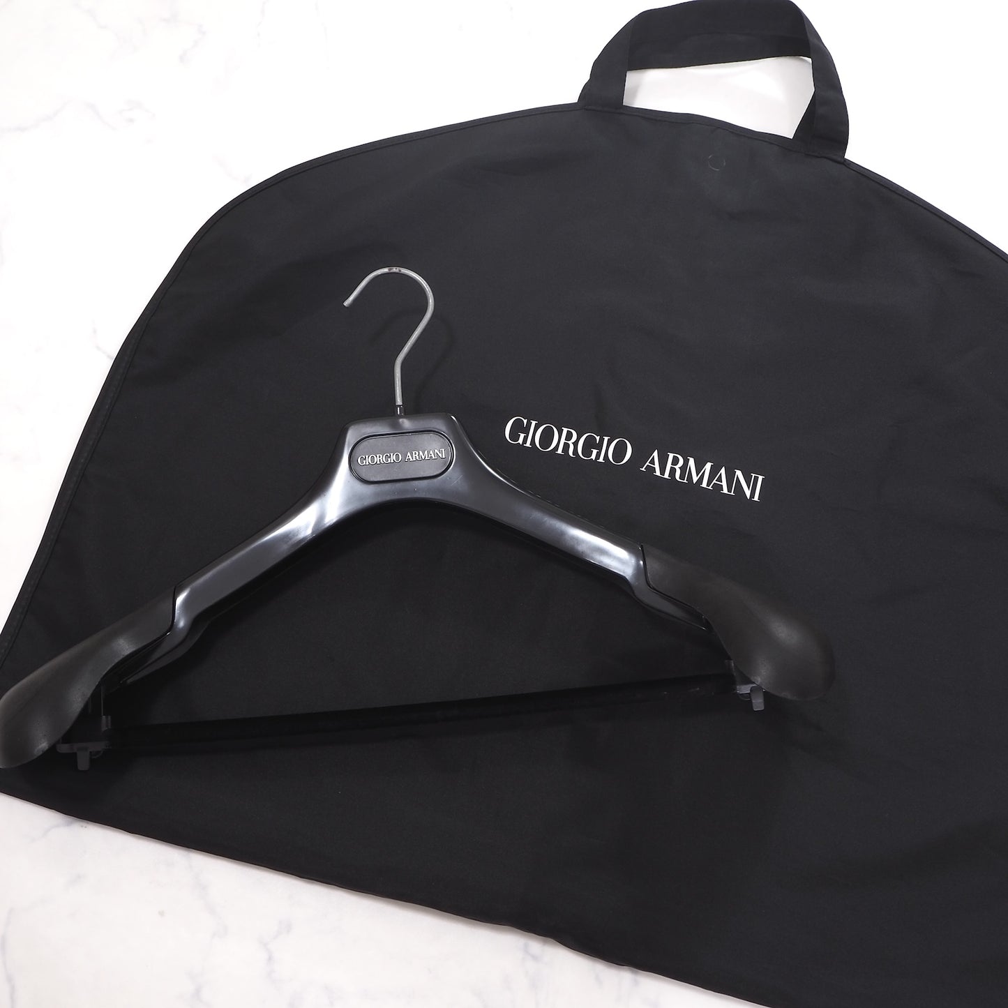 ジョルジオアルマーニ GIORGIO ARMANI 最上級 黒タグ ウールシルク スーツ 46 ブラック メンズ 正規品 4-YH001