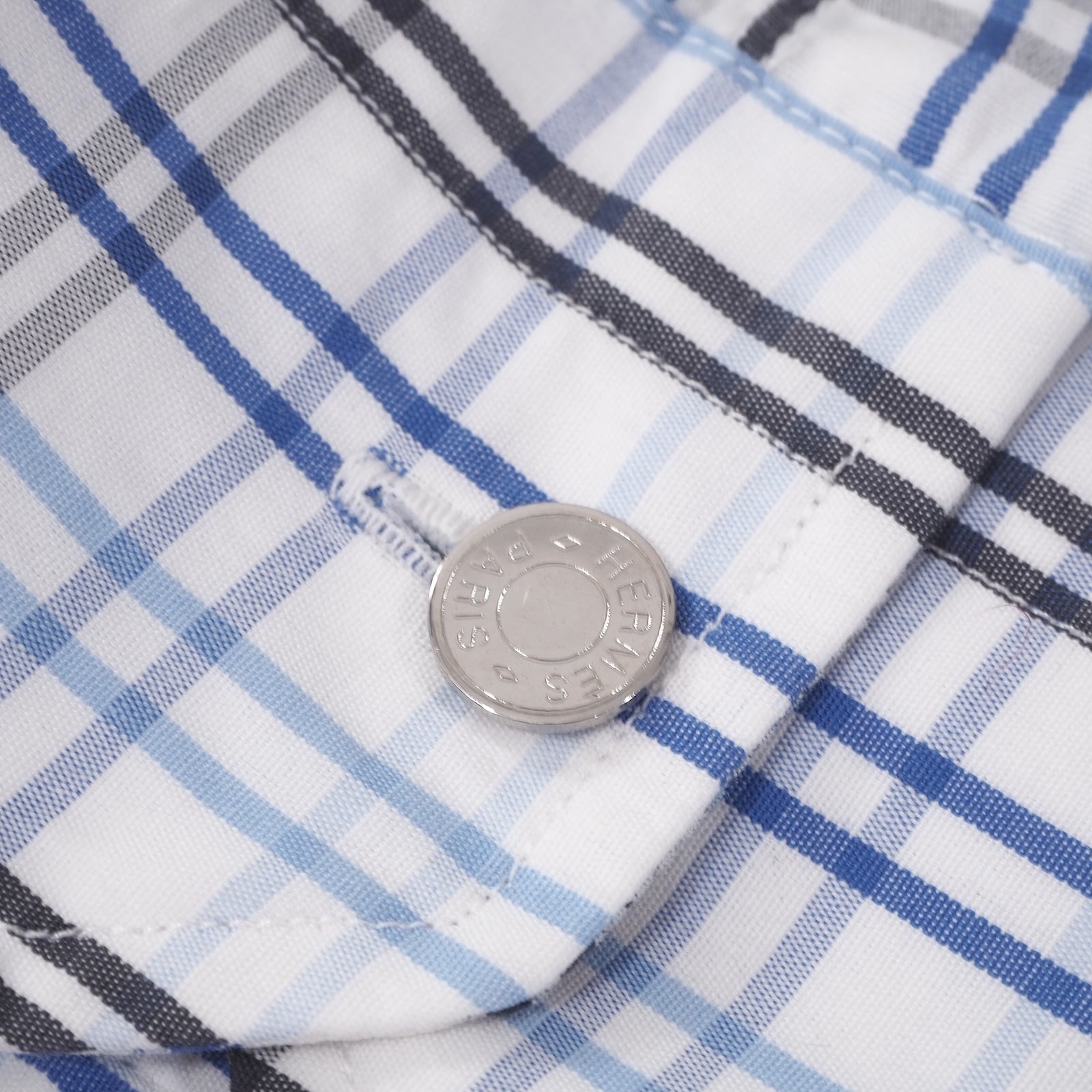エルメス　シャツ　セリエボタン　15 1/2 HERMES エルメス シャツ セリエボタン スカーフ柄 – VINTAGE