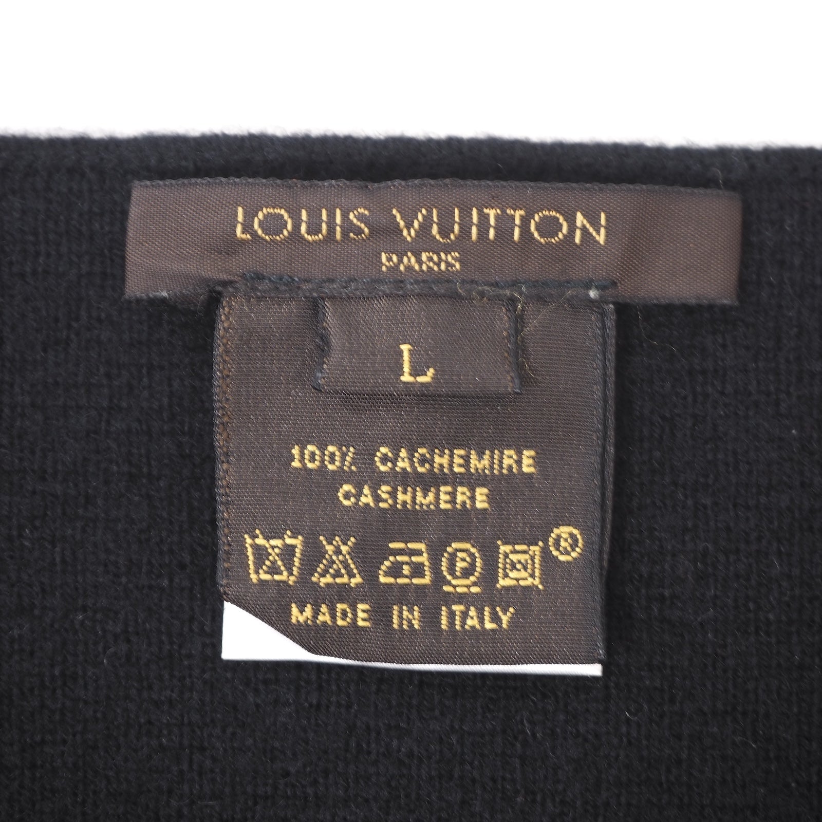 ルイヴィトン Louis Vuitton カシミア100 セーター ニット L ブラック レディース 正規品 3-YD174 – Bengal  ブランド古着セレクトショップ