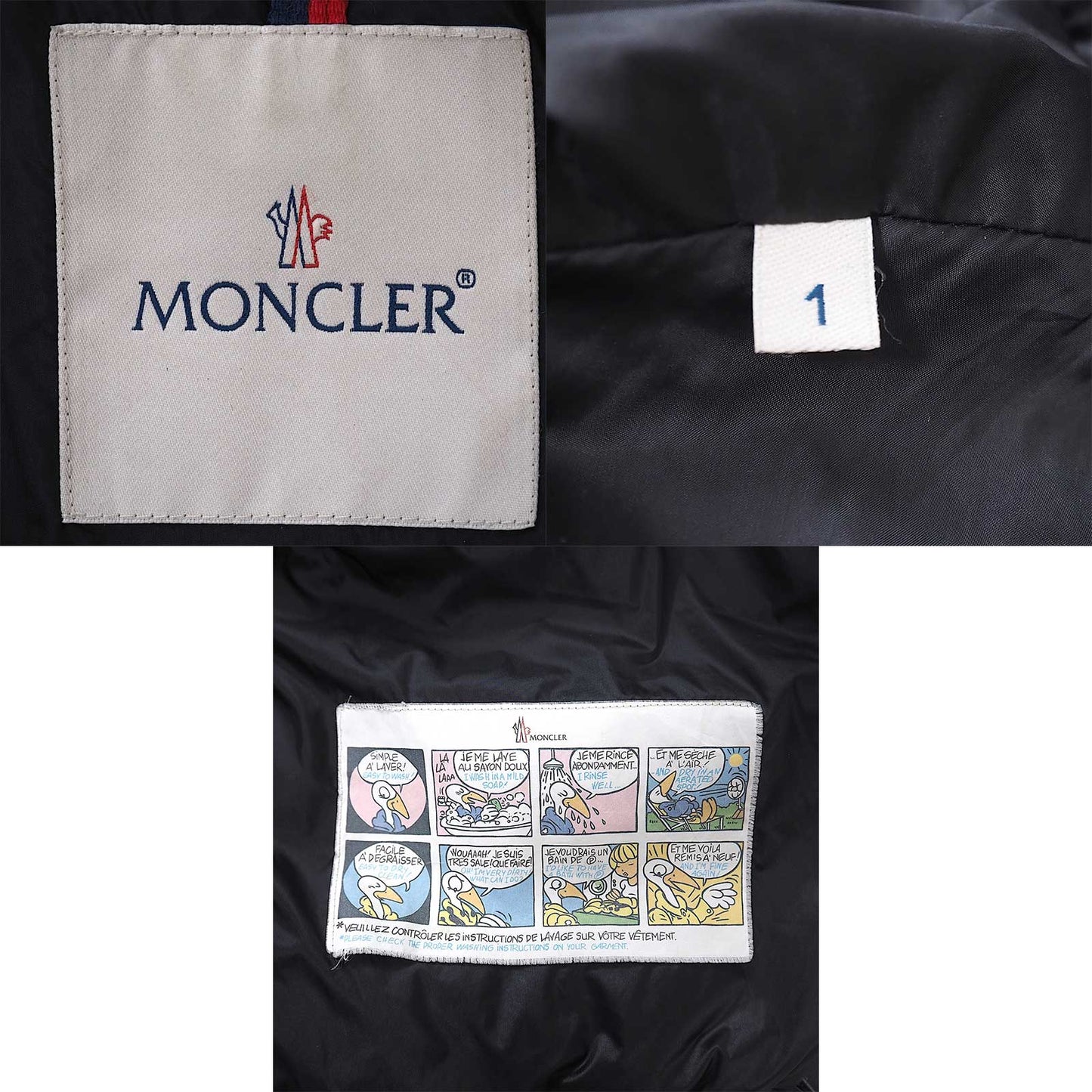 モンクレール MONCLER HYMALAY ダウンジャケット 1 ブラック メンズ 正規品 4-SJ014