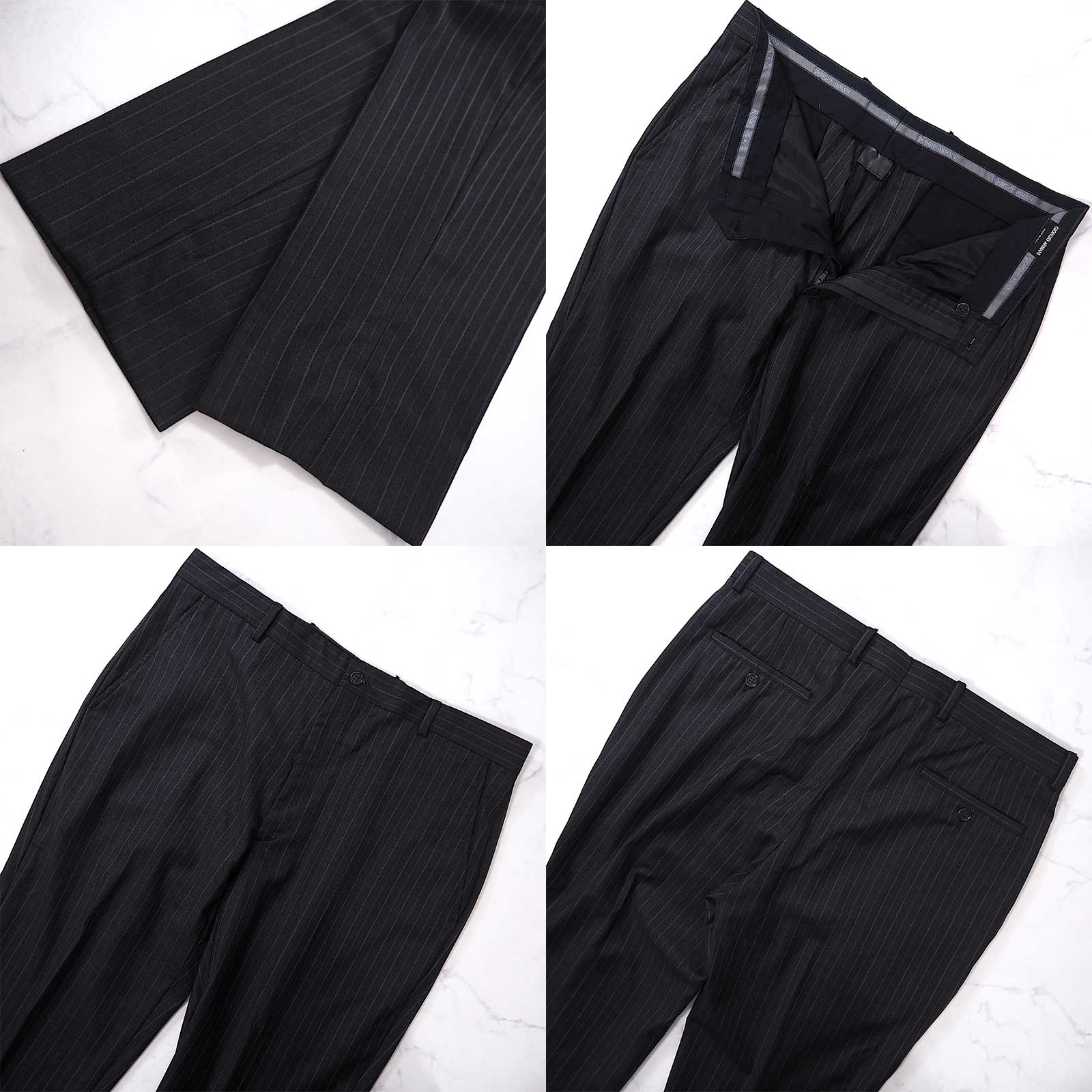 ジョルジオアルマーニ GIORGIO ARMANI イタリア製 最上級 黒タグ