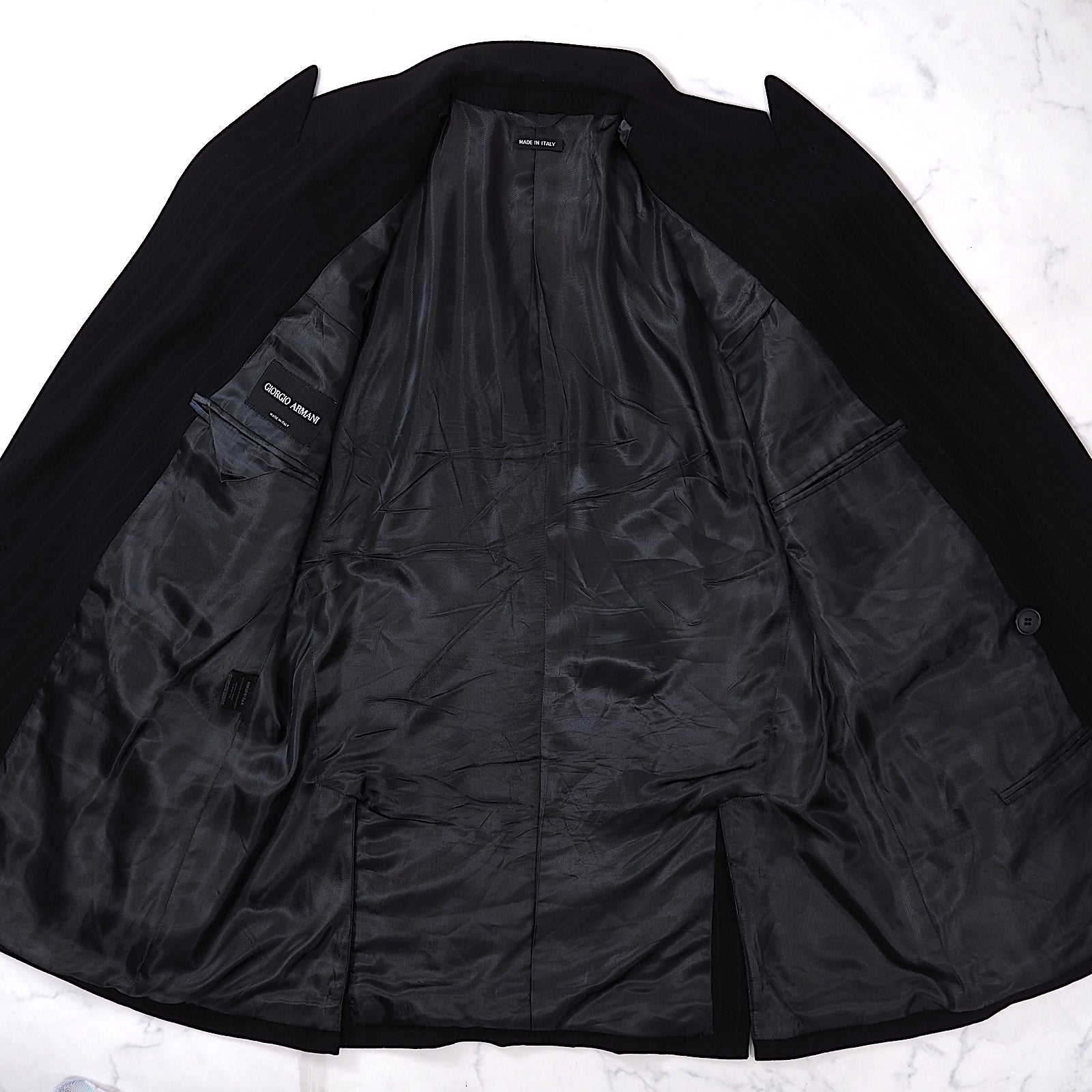 ジョルジオアルマーニ GIORGIO ARMANI イタリア製 最上級 黒タグ