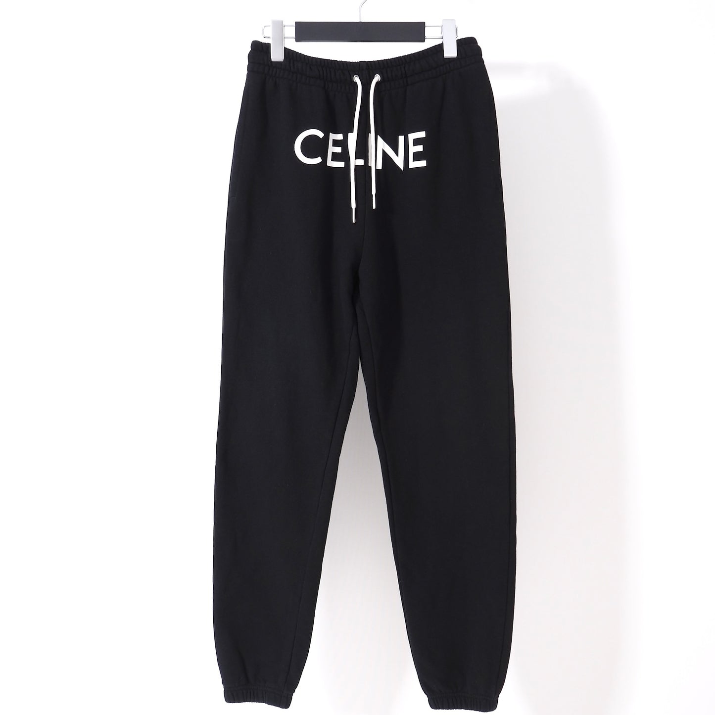 セリーヌ CELINE ジョガーパンツ スウェット M ブラック メンズ 美品 正規品 4-YJ014