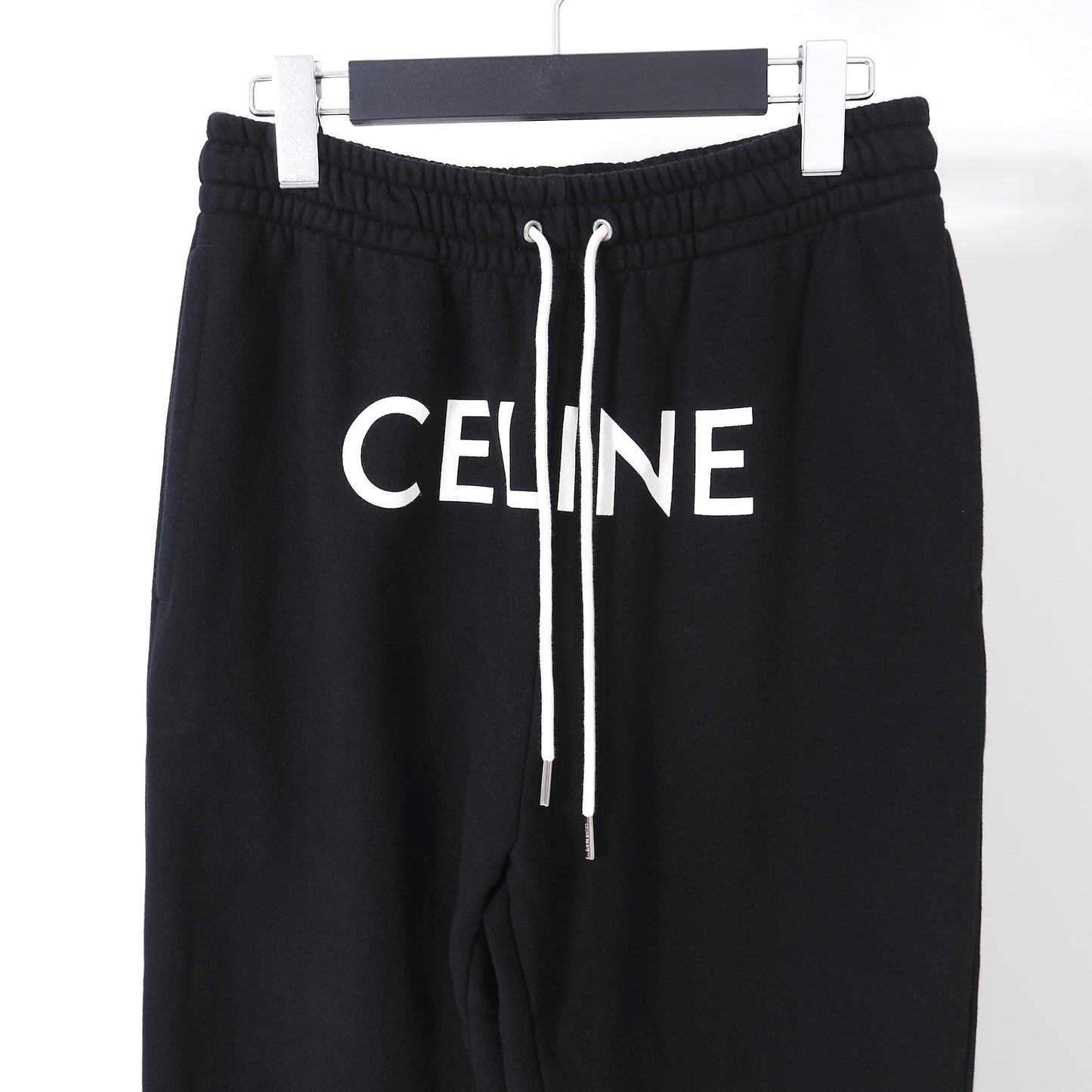 セリーヌ CELINE ジョガーパンツ スウェット M ブラック メンズ 美品 正規品 4-YJ014