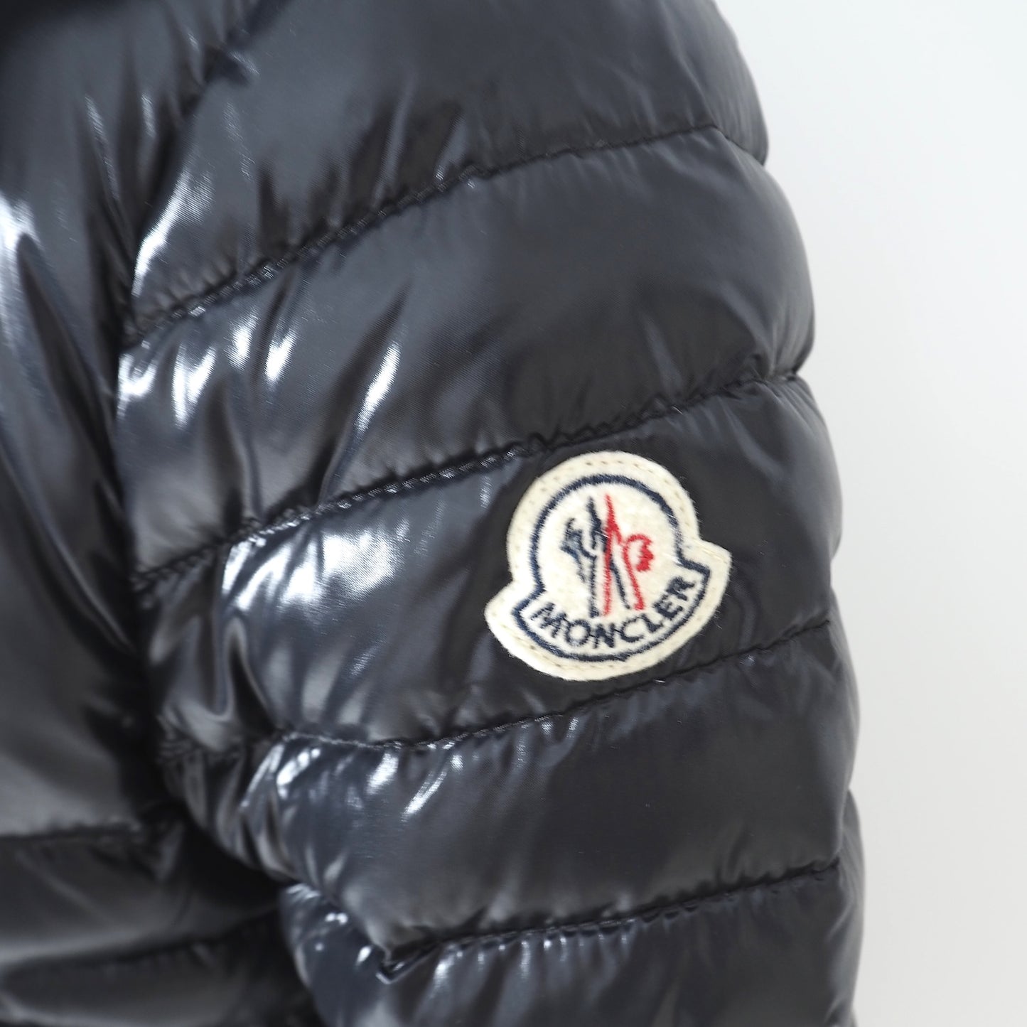 モンクレール MONCLER フード付き ダウンコート 0 ブラック レディース 美品 正規品 4-ZK017