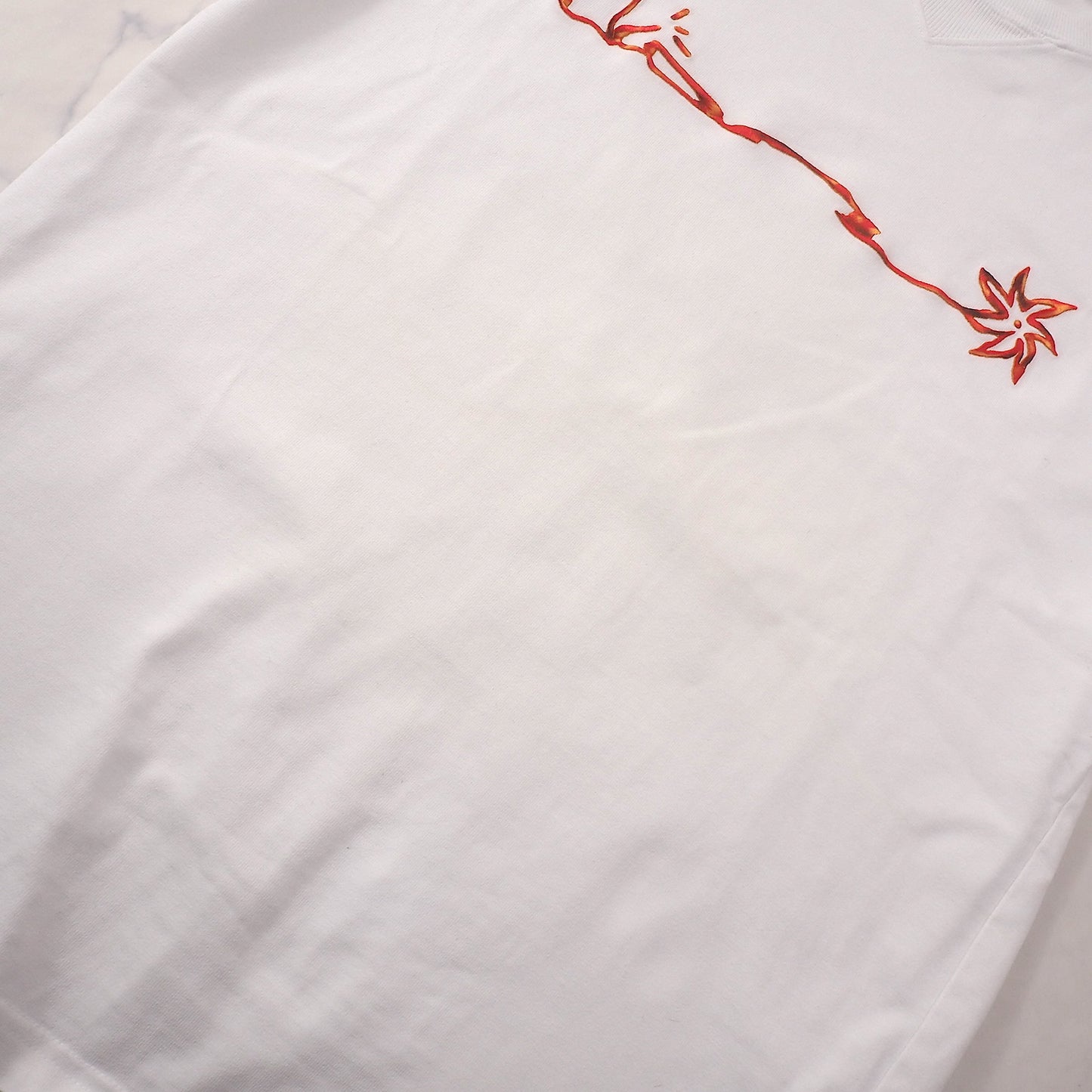 ディオール DIOR カクタスジャックロゴ刺繍 コットン Tシャツ カットソー ホワイト XS ゆったりめ メンズ M3-YL045