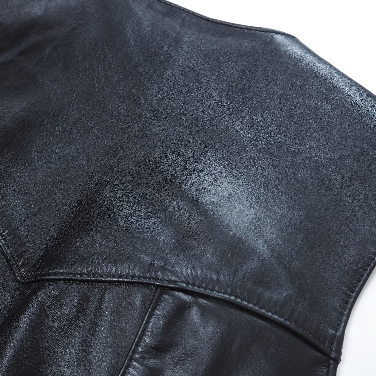 ハーレーダビッドソン Harley Davidson レザー ベスト ワッペン S