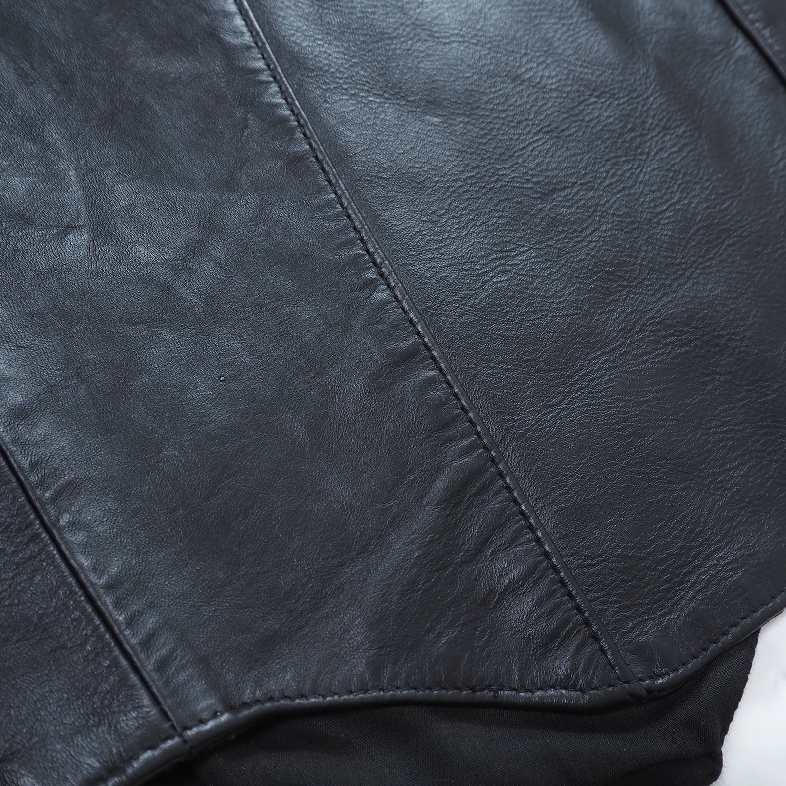 ハーレーダビットソン 本皮 ベスト 黒 XL Harley-Davidsonハーレーダビッドソン 本革レザーベスト L黒